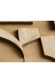 Dekorras DKR-110 Bordo Geometrik Kabartmalı İkili 3D Tablo