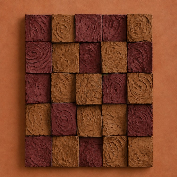 Dekorras DKR-121 Siyah Kare Blok Dokulu Kabartmalı 3D Tablo Dekorras DKR-121 Siyah Kare Blok Dokulu Kabartmalı 3D Tablo