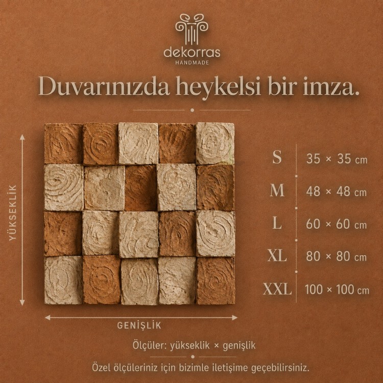 Dekorras DKR-121 Siyah Kare Blok Dokulu Kabartmalı 3D Tablo Dekorras DKR-121 Siyah Kare Blok Dokulu Kabartmalı 3D Tablo