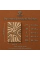 Dekorras DKR-125 Krem Işınsal Organik Dokulu Kabartmalı 3D Tablo