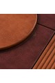 Dekorras DKR-126 Bordo Krem Dairesel Geometrik Sekizli 3D Tablo