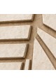 Dekorras DKR-128 Antrasit Dikey Geometrik Kabartmalı 3D Tablo