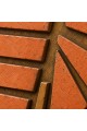 Dekorras DKR-128 Antrasit Dikey Geometrik Kabartmalı 3D Tablo