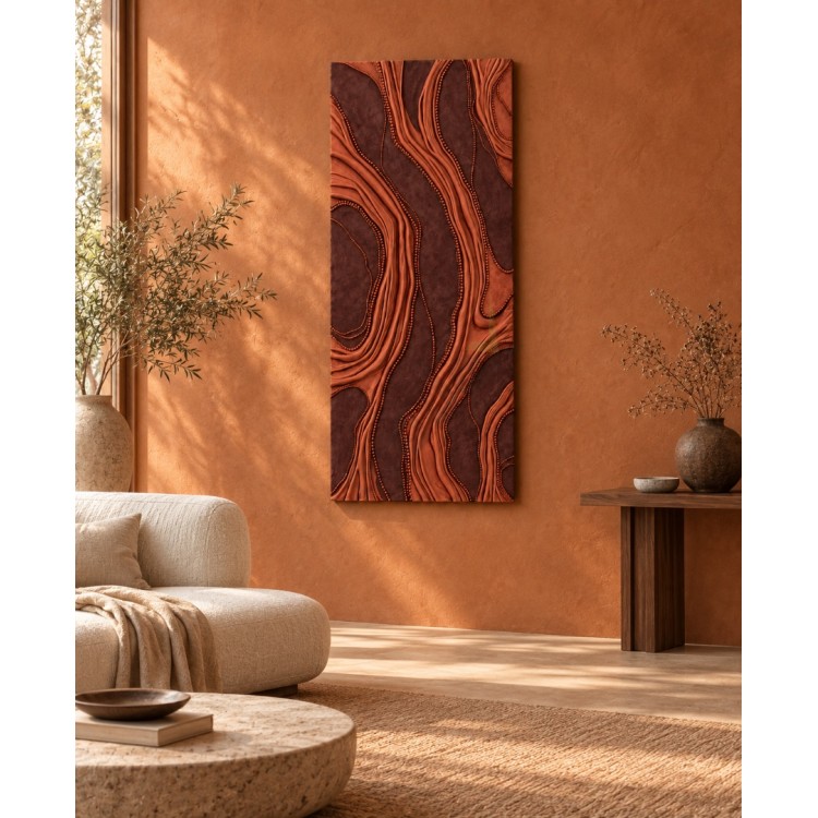 Dekorras DKR-129 Toprak Tonlu Akış Desenli Kabartmalı 3D Tablo Dekorras DKR-129 Toprak Tonlu Akış Desenli Kabartmalı 3D Tablo
