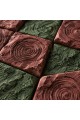 Dekorras DKR-132 Siyah Dikey Blok Dokulu Kabartmalı 3D Tablo
