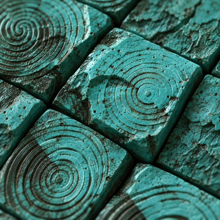 Dekorras DKR-132 Siyah Dikey Blok Dokulu Kabartmalı 3D Tablo