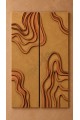 Dekorras DKR-134 Taupe Akıcı Çizgili Kabartmalı İkili 3D Tablo Dekorras DKR-134 Taupe Akıcı Çizgili Kabartmalı İkili 3D Tablo