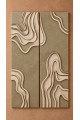 Dekorras DKR-134 Taupe Akıcı Çizgili Kabartmalı İkili 3D Tablo Dekorras DKR-134 Taupe Akıcı Çizgili Kabartmalı İkili 3D Tablo