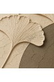 Dekorras DKR-166 Ginkgo Yapraklı Kemer Desenli Kabartmalı 3D Tablo