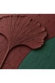 Dekorras DKR-166 Ginkgo Yapraklı Kemer Desenli Kabartmalı 3D Tablo