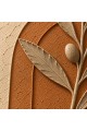 Dekorras DKR-168 Zeytin Dalı ve Kemer Motifli Kabartmalı 3D Tablo