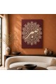 Dekorras DKR-176 Sabır Hat Yazılı Mandala Desenli 3D Tablo