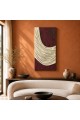 Dekorras DKR-183 Drape Kıvrımlı Eskitme Dokulu 3D Tablo