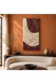 Dekorras DKR-183 Drape Kıvrımlı Eskitme Dokulu 3D Tablo